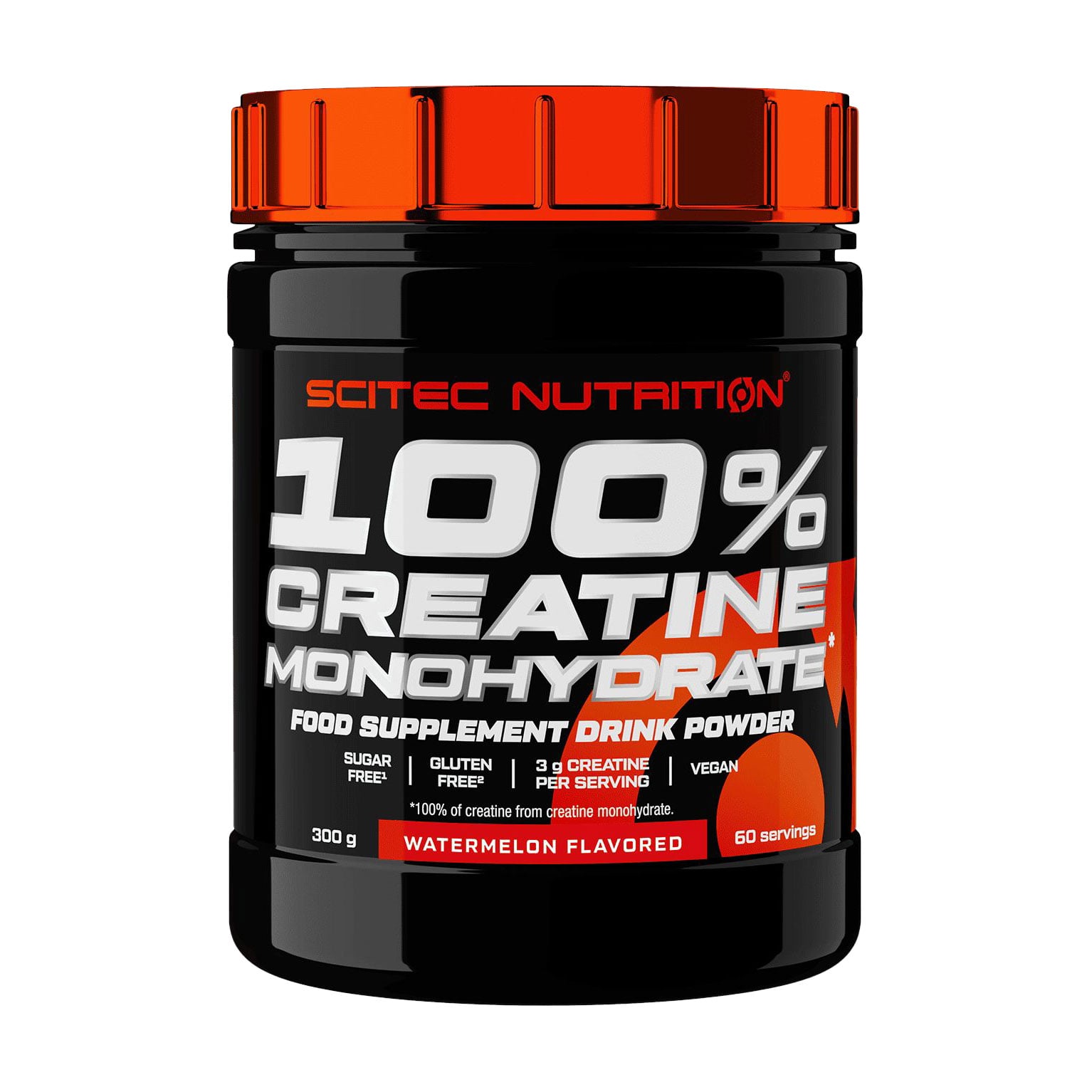 Креатин Scitec Nutrition 100% Creatine Monohydrate Кавун, в порошку, 300 г